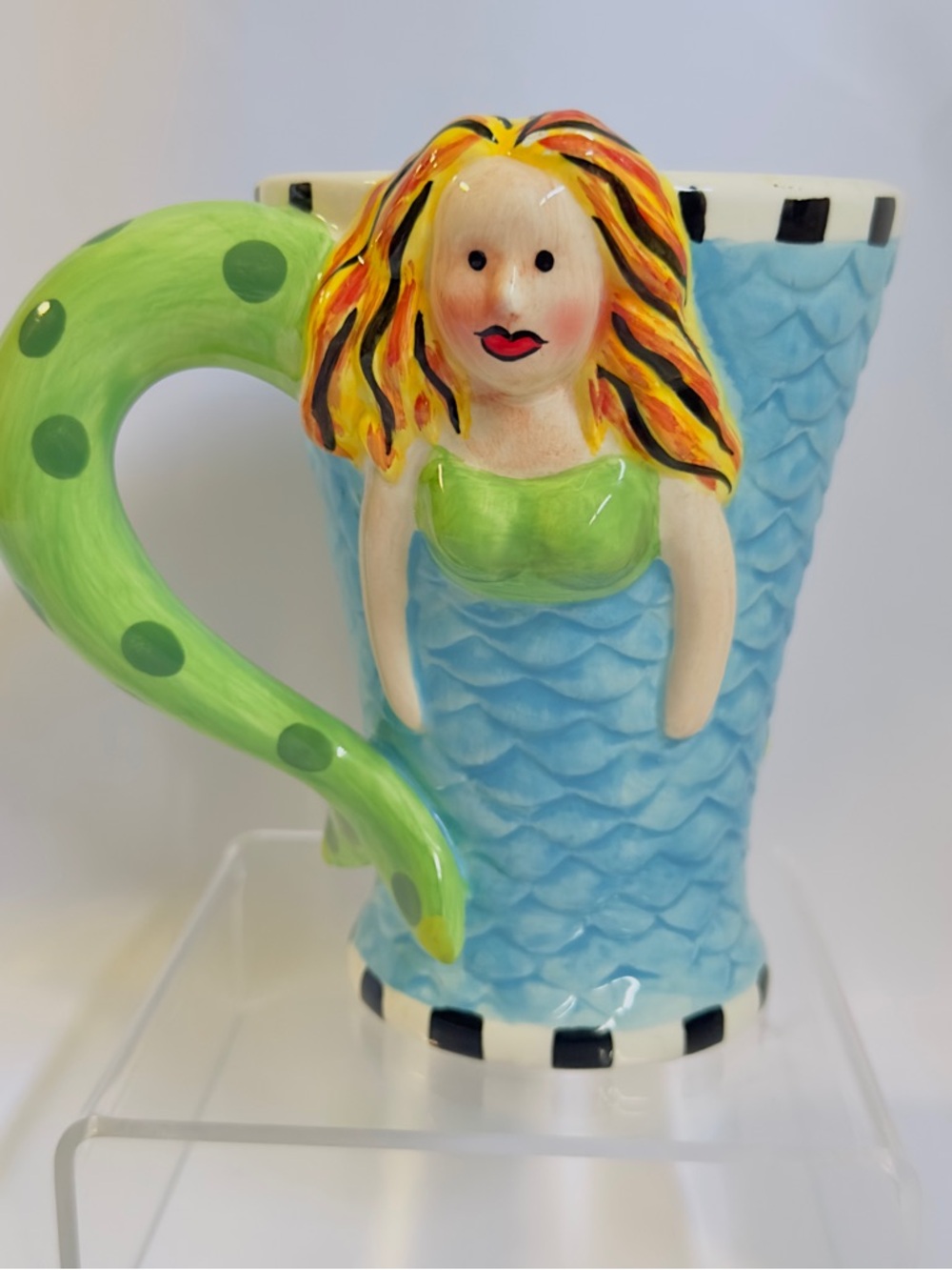 Becca Mermaid Cup Mug Signature Collection By Home ETC, Vivid Colors USA